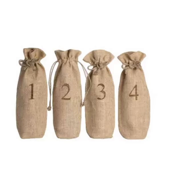Set of four numbered