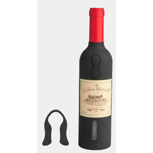 Rechargeable electric corkscrew is