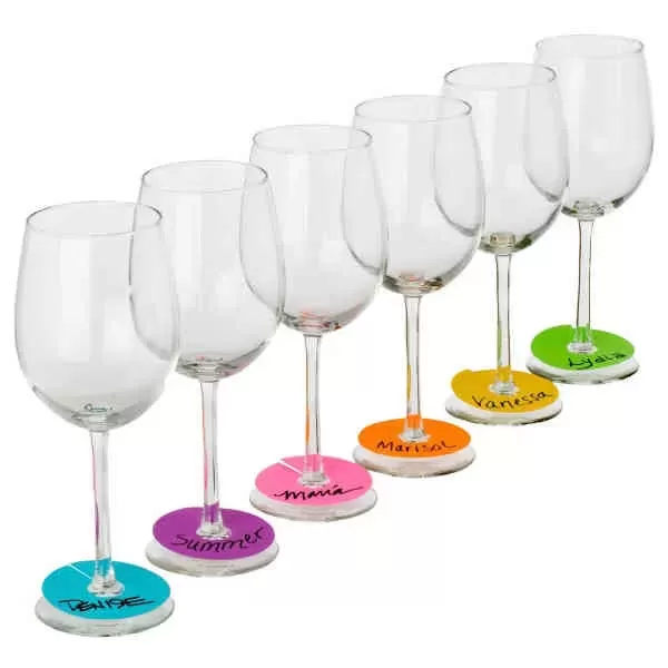 Neon Party Wine Glass