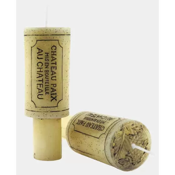 Wine Cork Candles, Two
