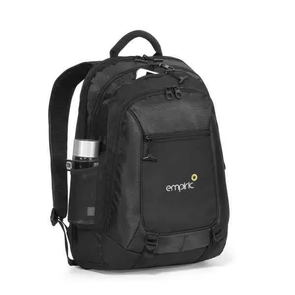 Computer backpack with front