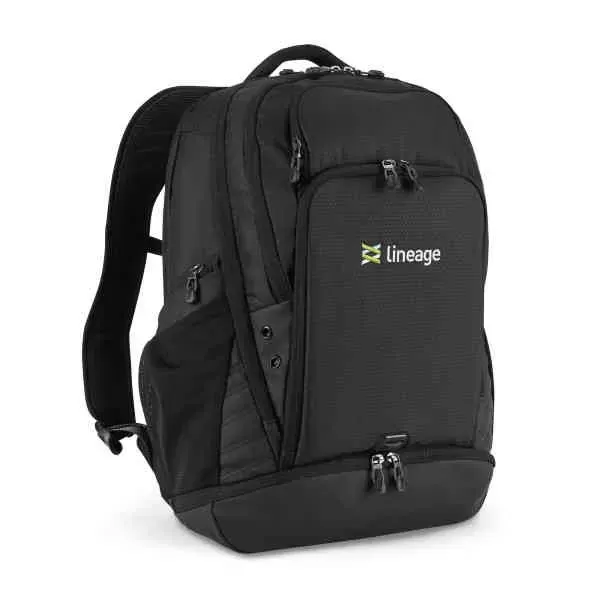 Computer backpack with padded