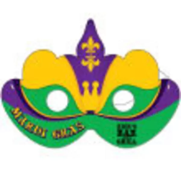 Mardi Gras digitally printed