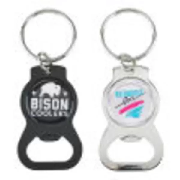 Bottle opener key tag