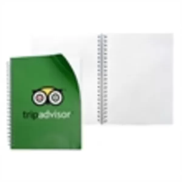 Spiral-bound journal with a