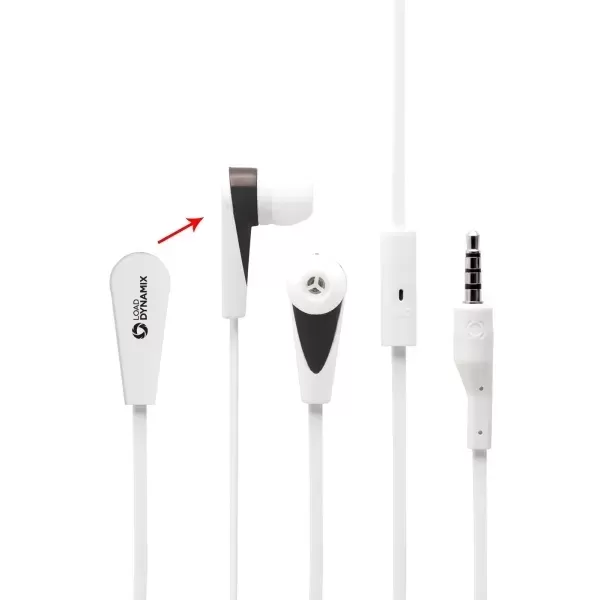 Stereo earphones with 3.5mm