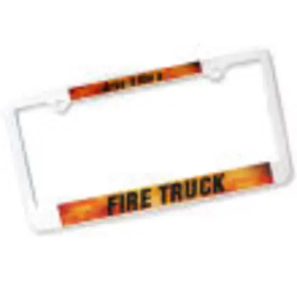 License plate frame, 2