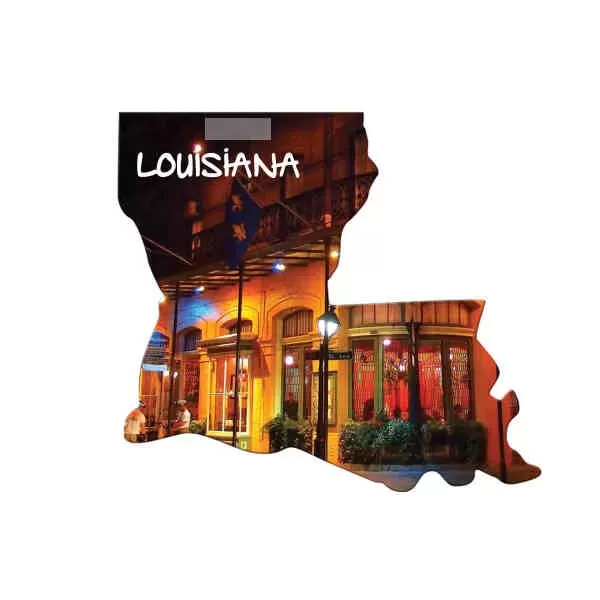 Louisiana State shape paper