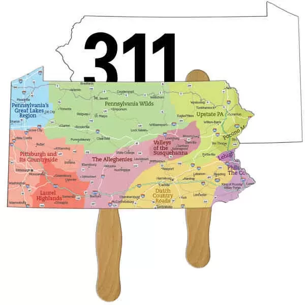 Digital printed Pennsylvania State