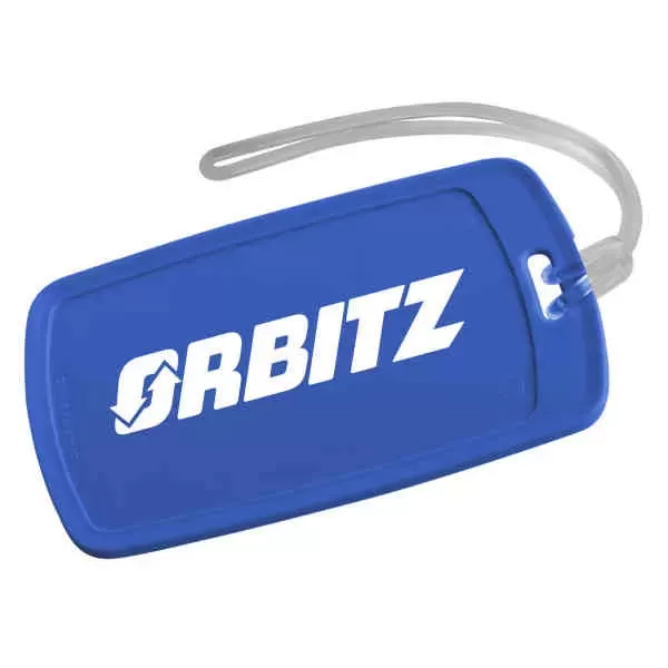 Durable luggage tag features