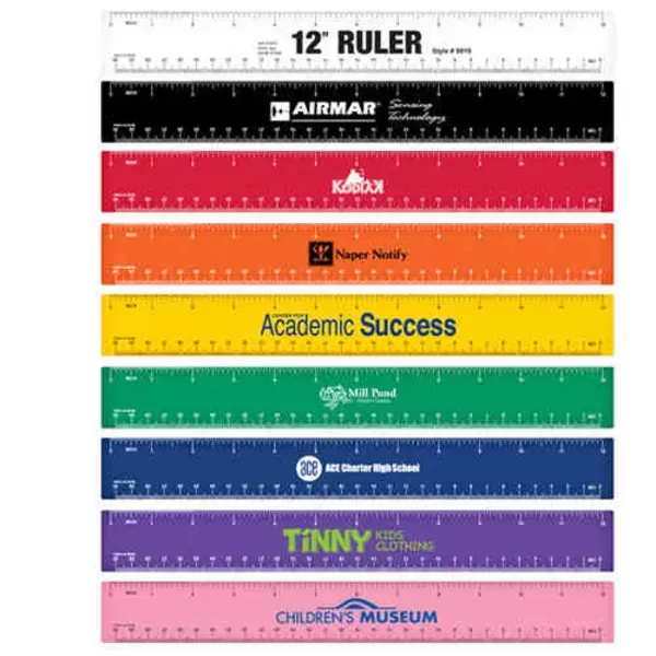 12 Inch Plastic Ruler