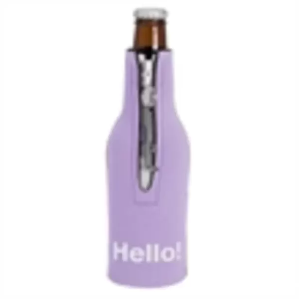 Neoprene bottle holder with