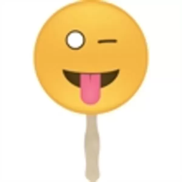 Emoji hand fan with