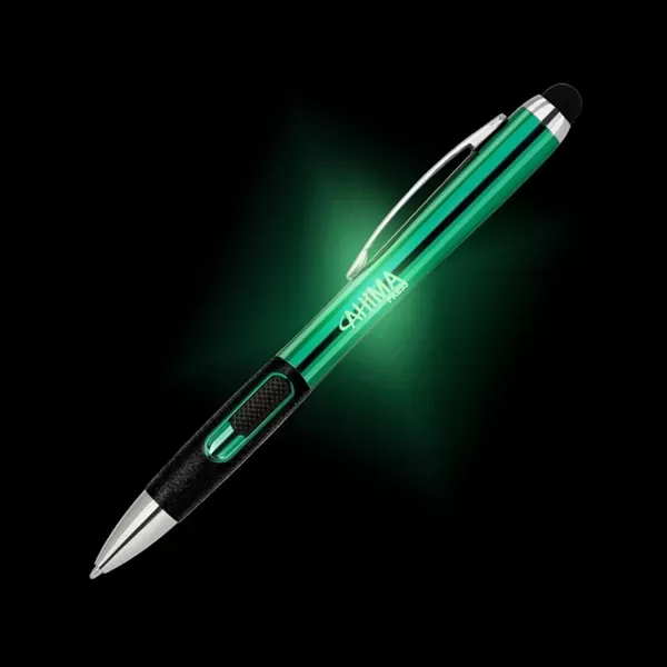 Click-action stylus pen with