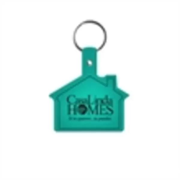 House shaped key tag