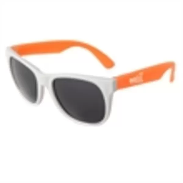 Plastic Sunglasses with white