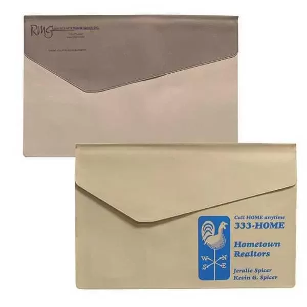 Vinyl envelope with one-color
