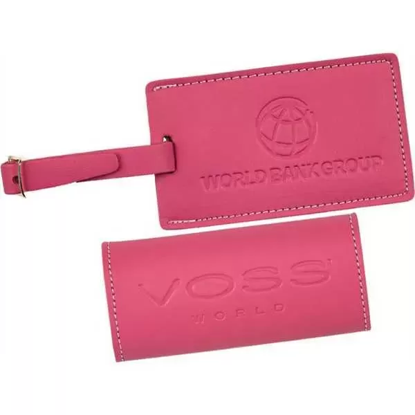 Vibrant luggage tag and