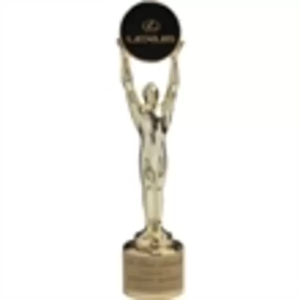 24K gold-plated award with