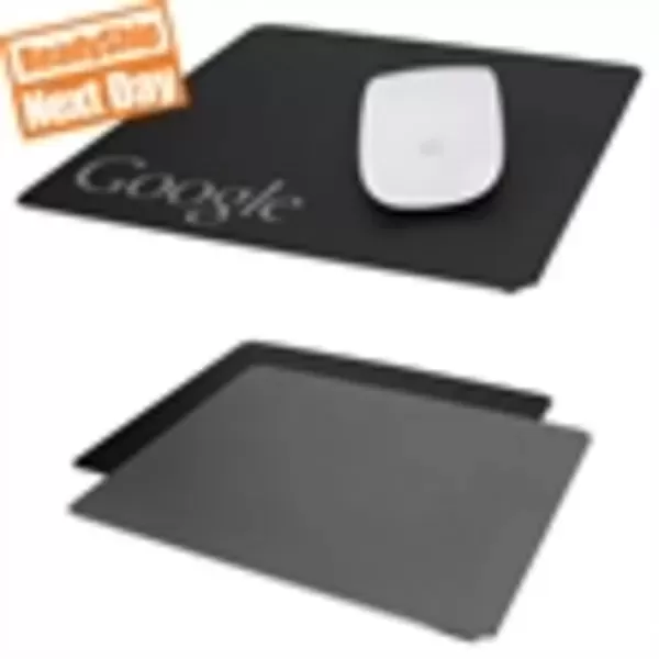 Aluminum mouse pad. 