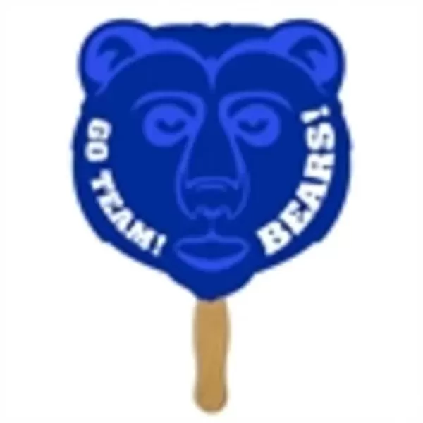 Grizzly bear shaped fan,