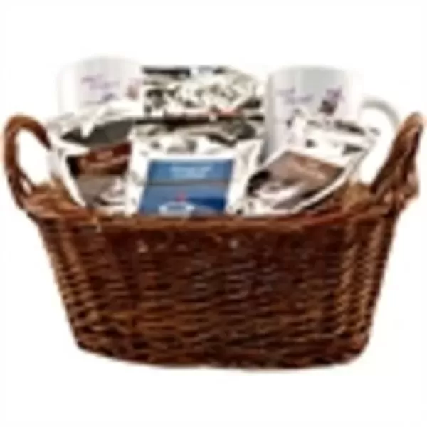 Gift basket with coffee,