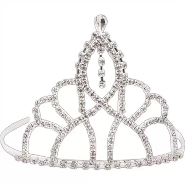 Silver tiara. Imports only.