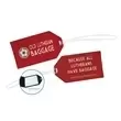 Custom Woven Luggage Tag