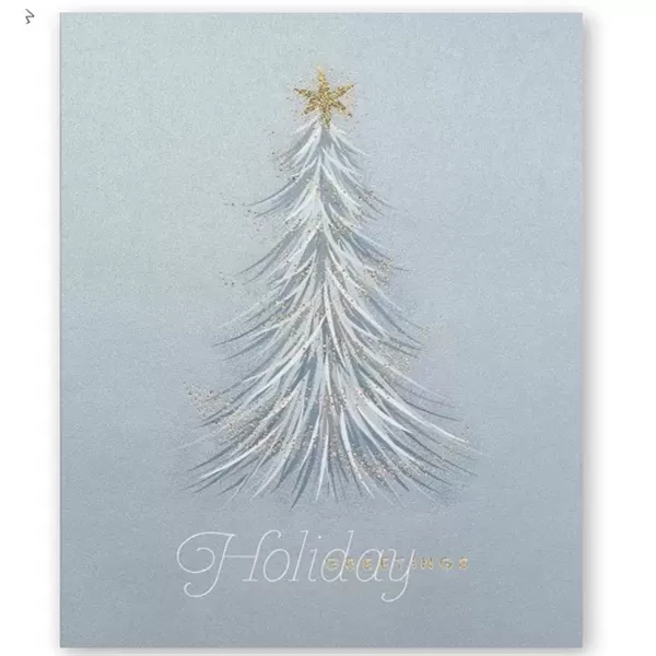 Glittering Greetings holiday card