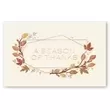 Geometric Thanksgiving holiday card