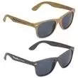 UV400 Wood Grain Sunglasses