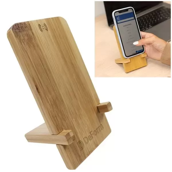 Bamboo wireless charger phone