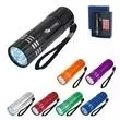 Aluminum LED flashlight with