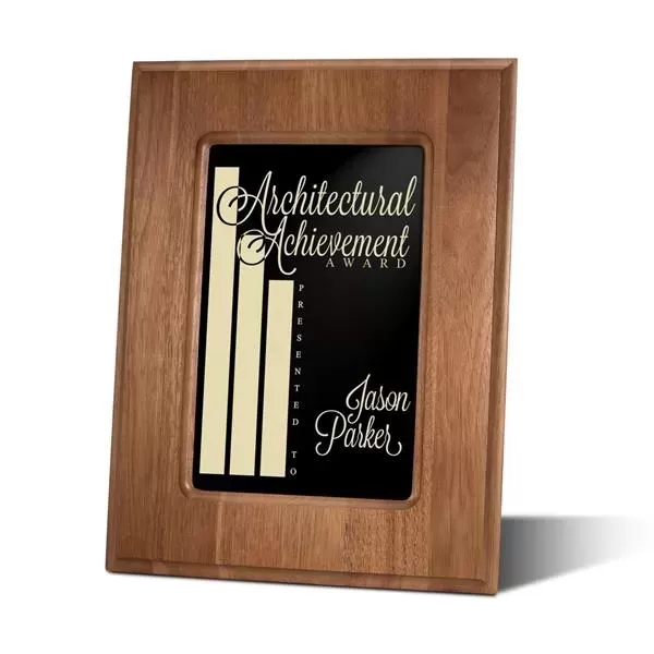 Walnut wood panel award
