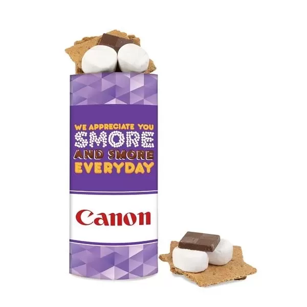 Tube with s'mores 