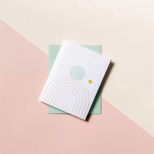 Folded Letterpress Card -