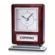 Square rosewood clock with