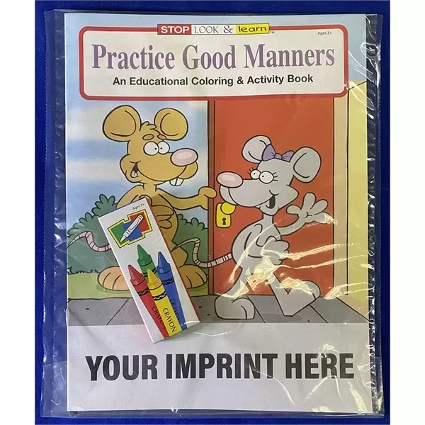 Practice Good Manners coloring