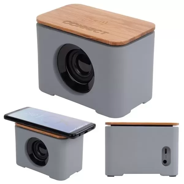 Wireless speaker and Qi-enabled