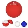 Rubberized lip moisturizer ball