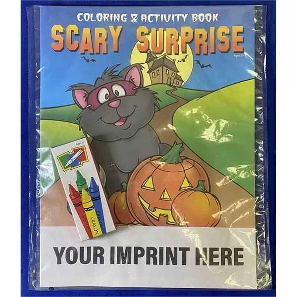 COLORING BOOK SET: Scary