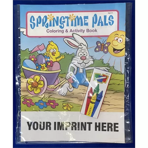 Springtime Pals coloring and