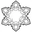 Magnet - Snowflake -