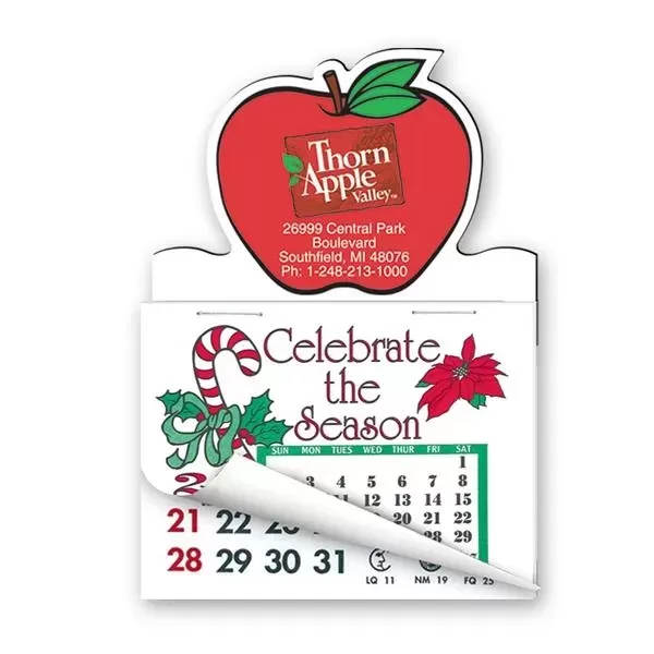 Apple Shape Calendar Pad