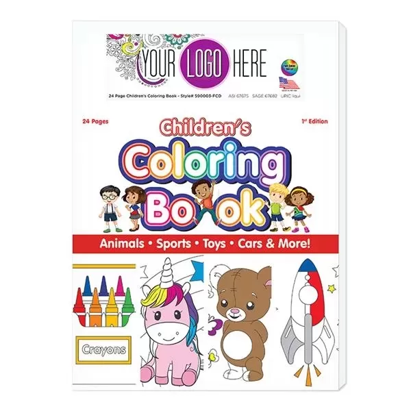 24 Page Children's Coloring