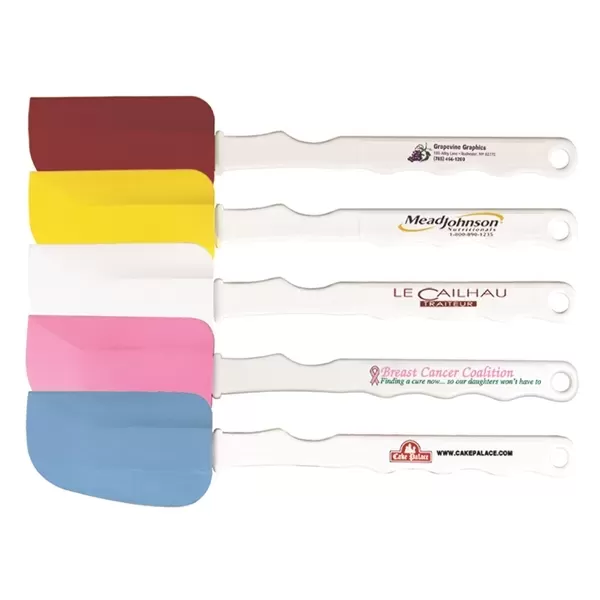 Wide silicone spatula offers