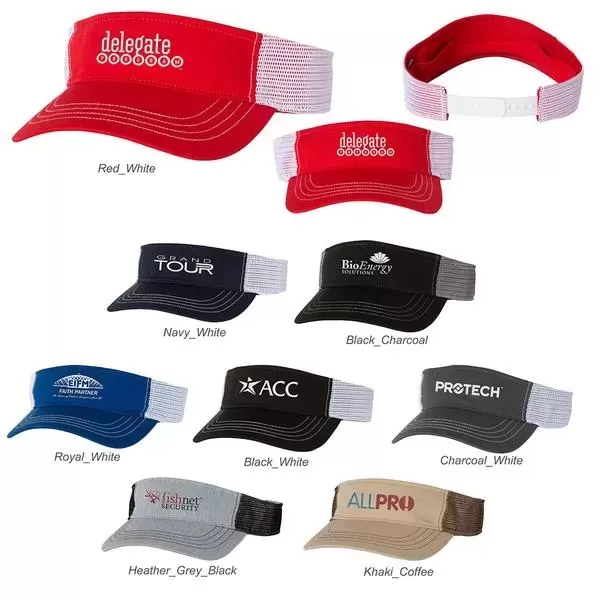 Trucker visor with a