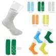 Non-slip grip socks made