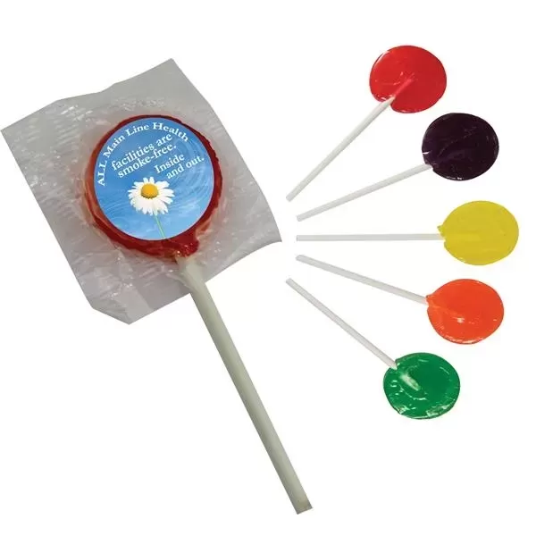 Lollipops in assorted colors