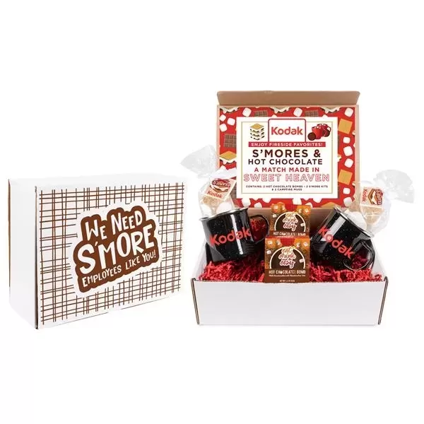 Mailer with mugs, s'mores
